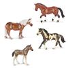 SAGEFINDS Enameled Horse Collectible Box | Handmade Metal Crystal Figurine Trinket | Jewelry Ring Holder | Magnetic Closure | Gift Boxed | Foal view 2