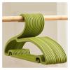 Coat Hanger 20pcs Hanger for Household Drying Clothes Wide Shoulder Non-Slip Plastic Hanger Clothes Hanger (Color : E, Size : 20pcs) view 1