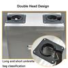 DASHADAO Umbrella Rack Walking Stick HolderUmbrella Holder for Entryway, Automatic Wet Umbrella Wrapper - Single/Umbrella Automatic Packing Machine/Umbrella Stand Racks (Color : Silver, view 4