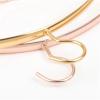 Coat Hanger Clothes Hanger 5pcs/Set Anti Slip Traceless Aluminum Alloy Clothing Drying Rack Wardrobe Storage Hanging Rack Coat Pants Hangers Clothes Hanger (Color : 5pcs Gold, Size : 1.5cm Width) view 4