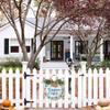 Happy Easter Wreath Door Sign Home Decor Round Wood Wreaths Wall Hanging Sign Farmhouse Porch Sign Front Door Decoration for Housewarming Gift All Seasons Holiday,12In view 4