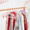 Coat Hanger New 5/10pcs Chinese Style Non-Slip Adult Coat Hanger with Clip Closet Organizer Clothes Pants Hanger Underwear Skirt Hanger Clothes Hanger (Color : Pink 10pcs, Size : 10pcs) view 2