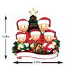 2023 Personalized Christmas Ornament, Custom Christmas Decoration Hanging Pendant,Decor Xmas Tree, Car Interior, Wall, DIY Name 3D Resin for Friends Or Family (Pajamas, Family of 5) view 3