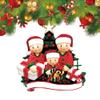 2023 Personalized Christmas Ornament, Custom Christmas Decoration Hanging Pendant,Decor Xmas Tree, Car Interior, Wall, DIY Name 3D Resin for Friends Or Family (Pajamas, Family of 5) view 4