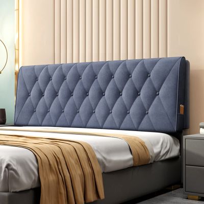 Headboard Reading Pillow Large Bolster Support Back Upholstered Wedge Headboard Cushion for Day Bed Bunk Bed with Removable Decoration Cover,B,No headboard 70.8"/180cm