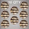 Havercamp Bourbon Birthday Decorations, 16pcs 7in Barrel Dessert Plates, Paper Plates for Bourbon Cake, Party Supplies view 2