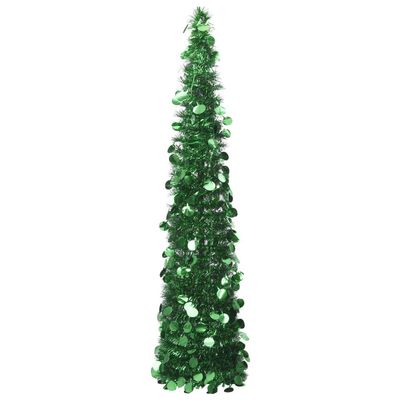 (Fast Delivery) Christmas Tree Decorationfor Home/Office/Party/Christmas Decoration Easy Assembly Pop-up Artificial Christmas Tree Green 59.1" PET