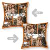 AZOM Custom Pillowcase with Any Picture Name Decorative Throw Pillow Cover for Couch,Sofa or Bed Set Design Photo or Text Imaginations for Personalized Gifts,LightSBle,20"x20" view 4