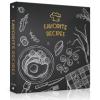 Recipe Binder 8.5x11 3 Ring, Recipe Book to Write in Your own Recipes, Full Page Recipe Binder with Plastic Sleeves, Blank Recipe Cards and Dividers (Blackboard Painting) view 1
