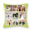 AZOM Custom Add Your Own Design Pillow Covers with Names Photos Pictures Texts or Patterns with Halloween,ThanksgivingEasterChristmas RelatedSupply Multi Sizes,Black,32"x32" view 1