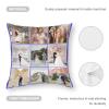 AZOM Custom Add Your Own Design Pillow Covers with Names Photos Pictures Texts or Patterns with Halloween,ThanksgivingEasterChristmas RelatedSupply Multi Sizes,Black,32"x32" view 3