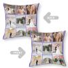 AZOM Custom Add Your Own Design Pillow Covers with Names Photos Pictures Texts or Patterns with Halloween,ThanksgivingEasterChristmas RelatedSupply Multi Sizes,Black,32"x32" view 4