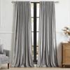 PRIMROSE Silver Grey Curtains 96 inch for Living Room,2 Panels Drapes Blackout Rod Pocket Back Tab Window Treatment Room Darkening Thick Decorative Curtains for Bedroom view 1
