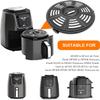 8.2IN Air Fryer Crisper Plate for Ninja AF101 4QT AF161 AF150 XL 5.5QT Air Fryers, Premium Air Fryer Grill Grate Plate Insert Pan Crisping Tray Rack Grid for Ninja FD302 Foodi Pressure Cooker view 4