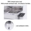 Niczu Stainless Steel Commercial Gas Fryer, 20L Double Cylinder Gas Fryer Tank Fried Chicken French Fries with Basket for Restaurant Home Kitchen view 4