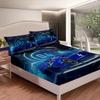Erosebridal Blue Sports Car Sheet Set Twin,Racing Car Bed Sheets for Kids Boys Girls,Cool Race Car Bedding Set Lightweight,Extreme Sports Automobile Fitted Sheet + Top Sheet + 1 Pillowcase Soft view 4