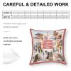 AZOM Custom Pillowcase with Picture Personalized Name Logo Image Pillow Covers Both Sides Print for Family,Husband,Wife,Couples,Children,Festivals Gift,DodgrBle1,22"x22" view 2