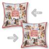 AZOM Custom Pillowcase with Picture Personalized Name Logo Image Pillow Covers Both Sides Print for Family,Husband,Wife,Couples,Children,Festivals Gift,DodgrBle1,22"x22" view 4