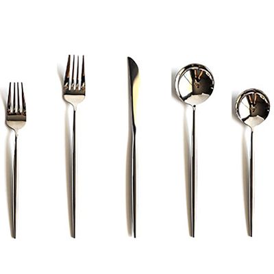 70 Piece Silverware Set for 14 Durable 18/10 Stainless Steel Flatware Sets Mirror Polished Wedding Restaurant Kitchen Tableware Utensil Forks Spoons Knifes Set Nice Weight Dishwasher Safe