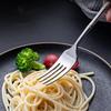 70 Piece Gold Bamboo Silverware Set for 14 Durable 18/10 Stainless Steel Flatware Sets Luxury Wedding Kitchen Restaurant Cutlery Utensil Mirror Polished Knifes Forks and Spoons Set Nice Weight view 2