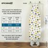 Encasa XO Ironing Board Cover and Pad 54"x15" Standard Size - Thick 3mm Felt Padded Iron Board Cover with Padding, Scorch & Stain Resistant Cotton, Heavy Duty Drawstring, Snug Fit - Blue Moon view 2