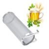 300 Micron Stainless Steel Beer Dry Hopper Filter,Hop Filter Strainer, Homemade Brew Beer Hop Mesh Filter Strainer Homebrew Dry Hops Beer and Tea Kettle Brew Filter (10 * 25.5cm), Hop Filter Strai view 3