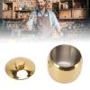 Aqur2020 Stainless Steel Gold Seasoning Pot, Salt Sugar Container Jar with Lid Storage Storage Box Suitable for Kitchen (Gold) view 2