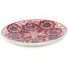 Polmedia Polish Pottery Dessert Plate UNIKAT - Sugar Plum Poppies Pattern Handmade in Boleslawiec Poland by Ceramika Bona + Certificate of Authenticity view 2