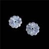 All Sizes Clear Crystal Rosettle Beads Chrysanthemum Shape Glass Chandelier Parts for Curtain DIY Decoration,60mm 10pcs view 2