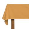 CALICOT Tablecloth Rectangle Table 100% Cotton 90 x 60 Inches Washable Reusable Decorative for Dining Kitchen Room, Farmhouse, Home, Party, Banquets & Camping Decorations - Apricot Yellow view 1