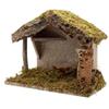 VILLAGE GIFT IMPORTERS Nativity Creche Stable | 8.5" Tall 10" Wide | Realistic Moss Roof and Floor | Beautiful Texture Work | Religious Christmas and Holiday Home Dcor | Made in Italy view 2
