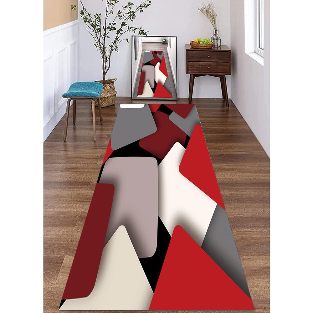 Runner Rug - Very Long Hallway Hall Runner Narrow Rugs, Indoor Outdoor Runners Carpet Easy to Clean Non-Slip Bedroom Area Rug 60x300cm/80x150cm (Size : 2 ft x 19.7 ft)