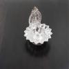 Deco Alankaram Presents Silver-Plated Flower Diya (Silver) #Frienemy-236 view 3