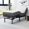 Blissful Nights e4 Twin XL Adjustable Bed Base Frame with 10" Medium Firm Gel Infused Memory Foam Mattress view 1