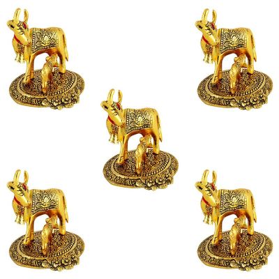 Deco Alankaram Presents Silver Plated Peacock Sindoor Dabbi with Lid Pooja Items for Home, with Potli Bags - Pack of 5#Frienemy-418