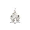 Western Eiderdown Presents Silver-Plated Sparkle 4-in-1 Kankavati Pooja Thali Set (Silver) #Aport-008 view 2