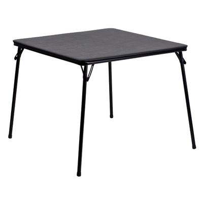 Flash Furniture Madelyn Folding Table, 33.5-inch x 33.5-inch, Black (3JB2)