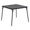 Flash Furniture Madelyn Folding Table, 33.5-inch x 33.5-inch, Black (3JB2) view 1