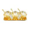 Deco Alankaram Presents Silver Plated Pooja Thali for Home and Gift (3-Inch) - Pack of 5#Frienemy-351 view 4