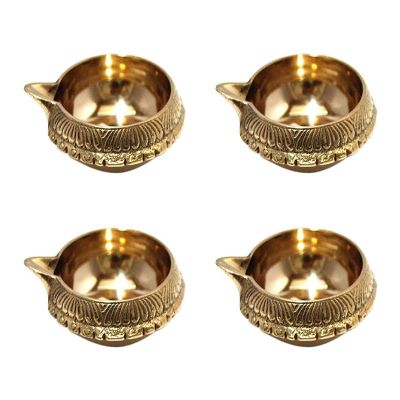 Deco Alankaram Presents Silver Plated Glossy Loti Zari with Engraved Vastu Design, Pooja Articles for Gift, Pooja Items for Home, Pooja Thali Set, Perfect Return Gift for #Frienemy-296
