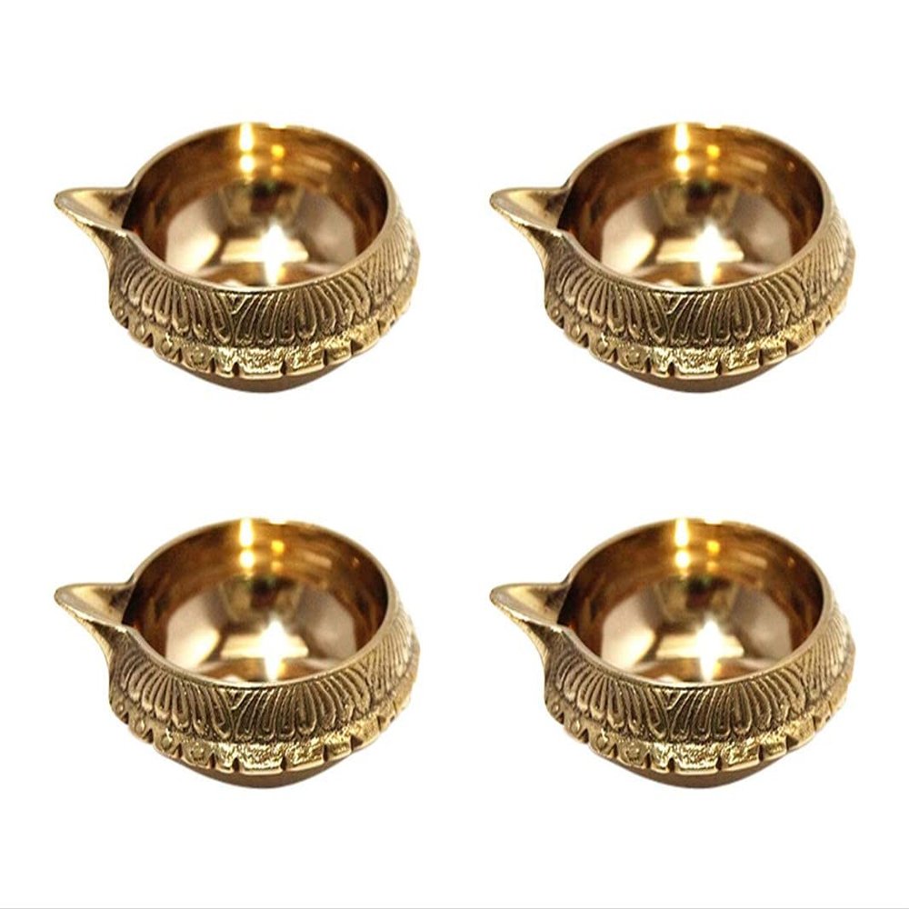 Deco Alankaram Presents Silver Plated Glossy Loti Zari with Engraved Vastu Design, Pooja Articles for Gift, Pooja Items for Home, Pooja Thali Set, Perfect Return Gift for #Frienemy-296