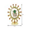 Western Eiderdown Presents Nakshi 4 in 1 Silver Plated Pooja Thali Set for Home (Silver) #Aport-057 view 2