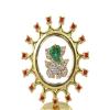Western Eiderdown Presents Nakshi 4 in 1 Silver Plated Pooja Thali Set for Home (Silver) #Aport-057 view 3
