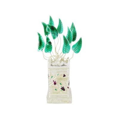 Deco Alankaram Presents Silver-Plated Pooja Thali Set (Silver) #Frienemy-289