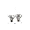 Deco Alankaram Presents Silver Plated Clubs Shape Kankavati Pooja Thali Set, Pooja Items for Home, Return for Baby Shower, Pooja Articles - Pack of 5 (Silver) #Frienemy-375 view 2