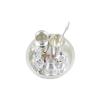 Deco Alankaram Presents 6 Inch and 7 Inch Silver Plated Pooja Thali Set Combo, Pooja Thali Decorative, Wedding Return Gift #Frienemy-345 view 1