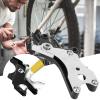 GOTOTOP Disc Brake Adapter Converter, Aluminum Alloy Brake Fixed Seat Adapter Converter Disc Brake Conversion Upgrade Disc Brake Modification Accessories, Black view 2
