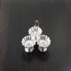 Deco Alankaram Presents White Metal Gold Plated Flower Shape Decorative Diya for Pooja, Puja Articles Brass, Pooja Items for Home (11 Cm L X 6 Cm H) #Frienemy-187 view 3