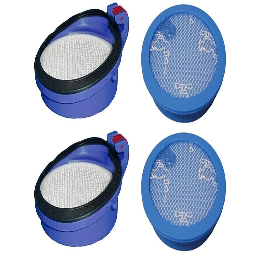 2 Replacement Filter Kits Designed To Fit Dyson DC24 Animal, DC24 Multi-Floor the Ball Filter Kit, Includes 2 Washable and 2 Hepa Filters