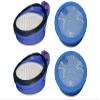 2 Replacement Filter Kits Designed To Fit Dyson DC24 Animal, DC24 Multi-Floor the Ball Filter Kit, Includes 2 Washable and 2 Hepa Filters view 1